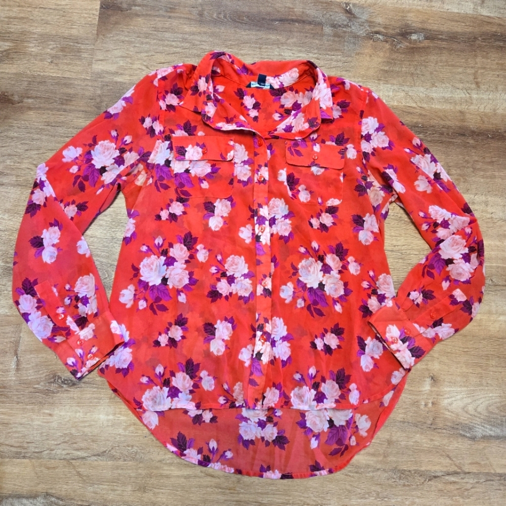 American Eagle Floral Blouse